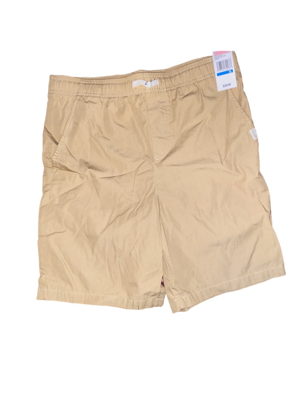 Boys Vineyard Vines Chino Jetty Shorts Pockets Drawstring 100% cotton Tan XL NWT